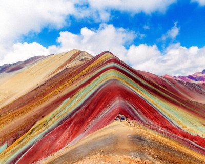 montaña de colores